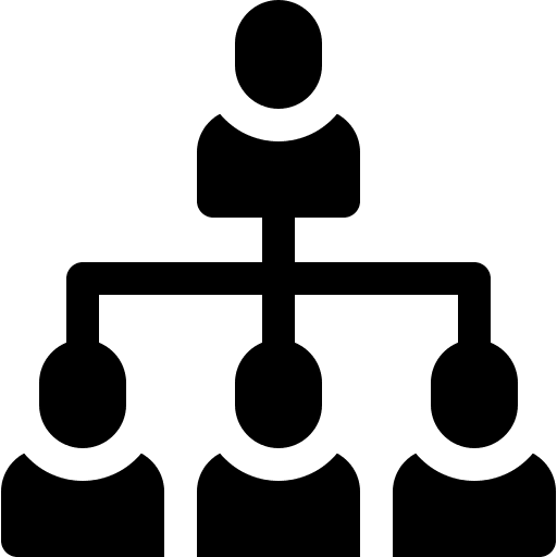 Manager network people person icon Manager network people person icon