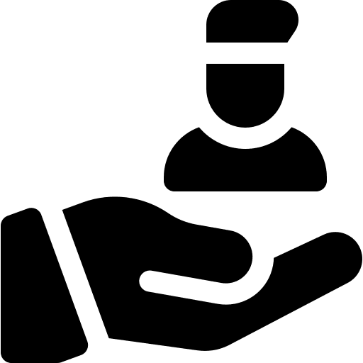 Human resources communication support customer support icon Human resources communication support customer support icon