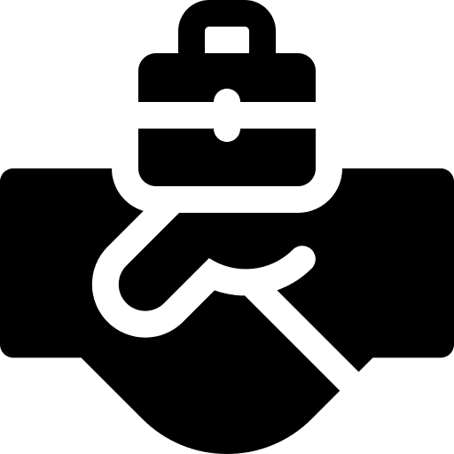 Partnership cooperation business and finance handshake icon Partnership cooperation business and finance handshake icon