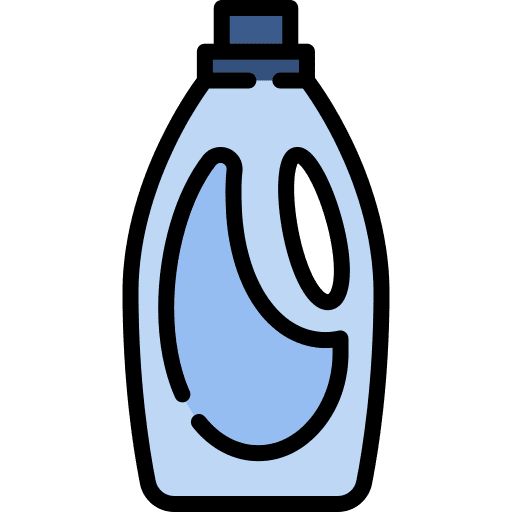 Laundry detergent bleach desinfectant washing icon