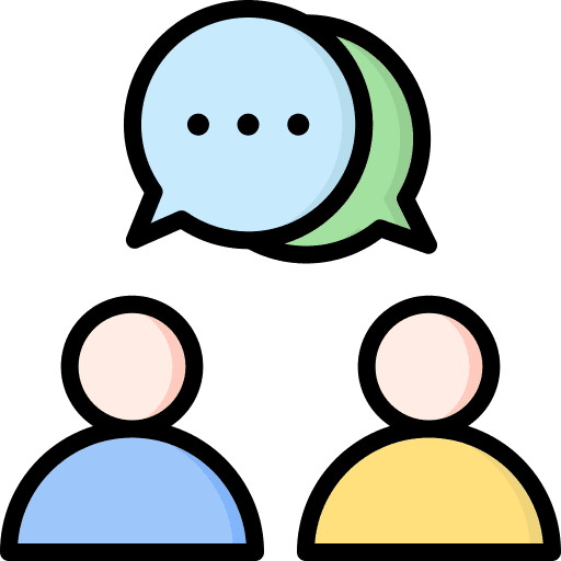 Discussion communications consulting discussion icon