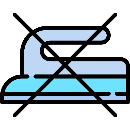Do not iron shapes and symbols no ironing signaling icon Do not iron shapes and symbols no ironing signaling icon