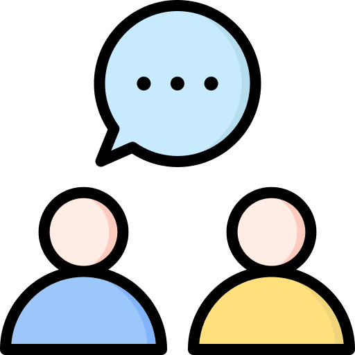 Chat consultation counselling consulting icon