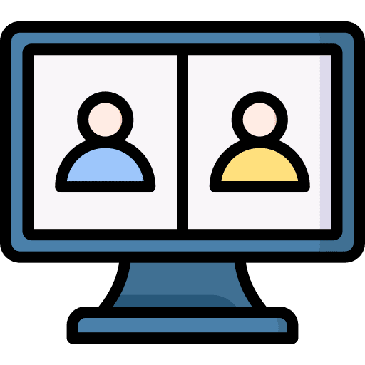 Discussion online learning discussion communications icon Discussion online learning discussion communications icon