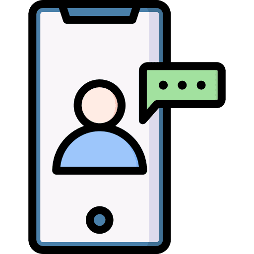 Smartphone data smartphone speech icon Smartphone data smartphone speech icon