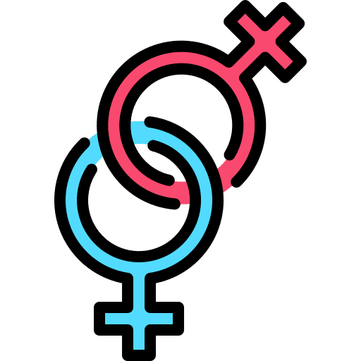 Lesbian woman symbol feminine icon Lesbian woman symbol feminine icon