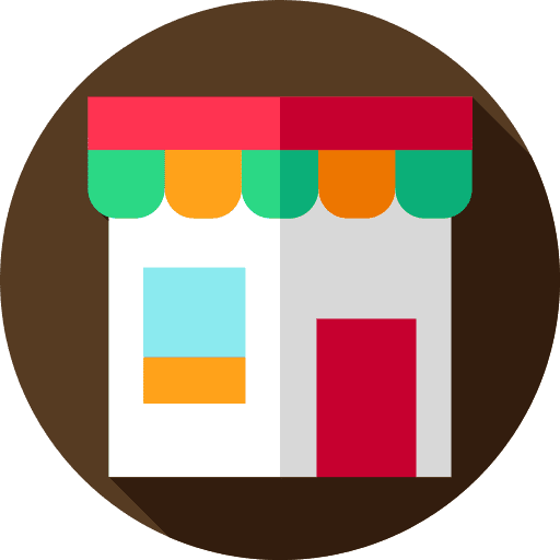 Coffee shop commerce building architecture icon Coffee shop commerce building architecture icon