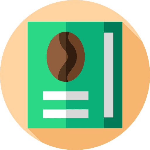 Menu coffee shop food list icon Menu coffee shop food list icon