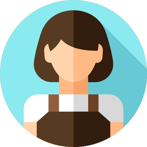 Barista coffee waiter brown hair icon Barista coffee waiter brown hair icon
