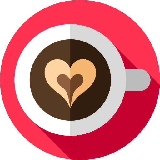 Latte art coffee shop coffee cup food icon Latte art coffee shop coffee cup food icon
