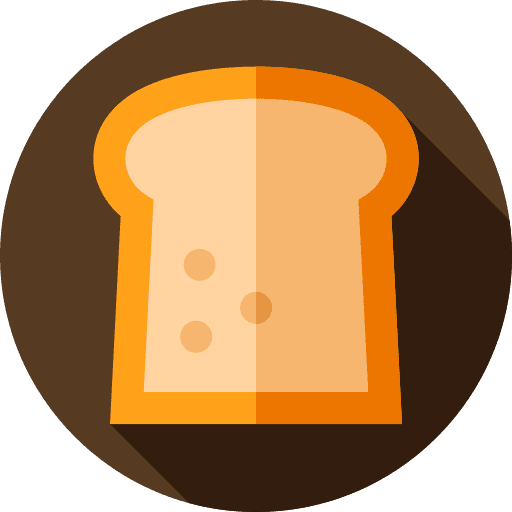 Toast flat bread food and restaurant bakery icon Toast flat bread food and restaurant bakery icon