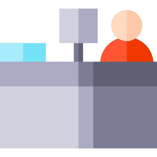 Cashier restaurant pay professions and jobs icon Cashier restaurant pay professions and jobs icon
