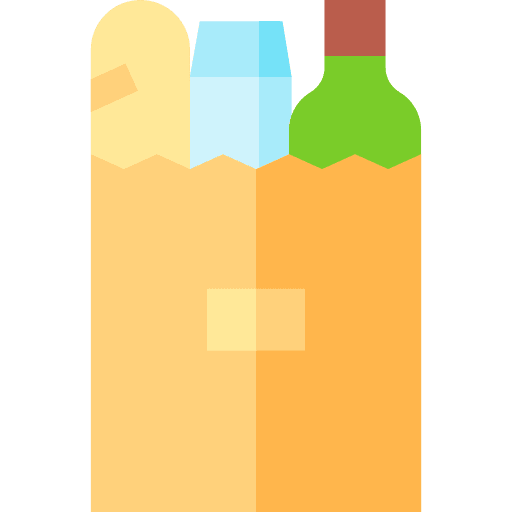 Paper bag groceries grocery bag grocery icon Paper bag groceries grocery bag grocery icon