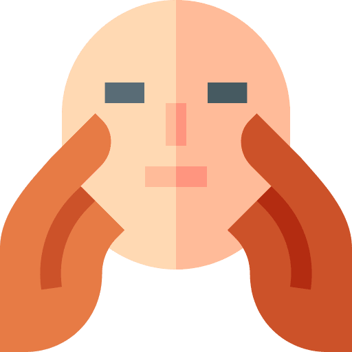Massage nose woman spa icon Massage nose woman spa icon
