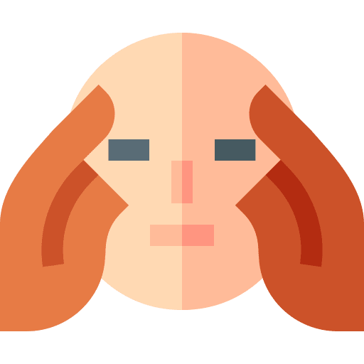 Massage wellness skincare user icon Massage wellness skincare user icon