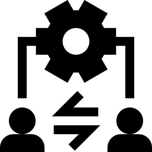 Hrm candidate user cogwheel icon Hrm candidate user cogwheel icon