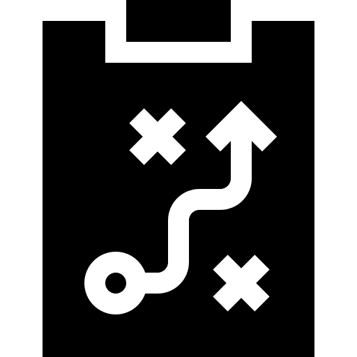 Strategy process marketing planning icon Strategy process marketing planning icon