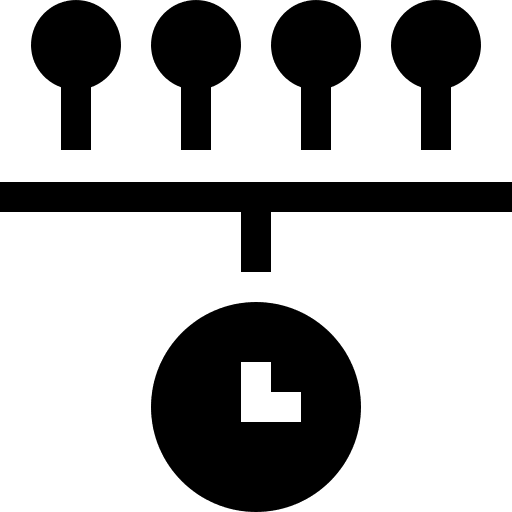 Timeline chronology strategic plan business and finance icon Timeline chronology strategic plan business and finance icon