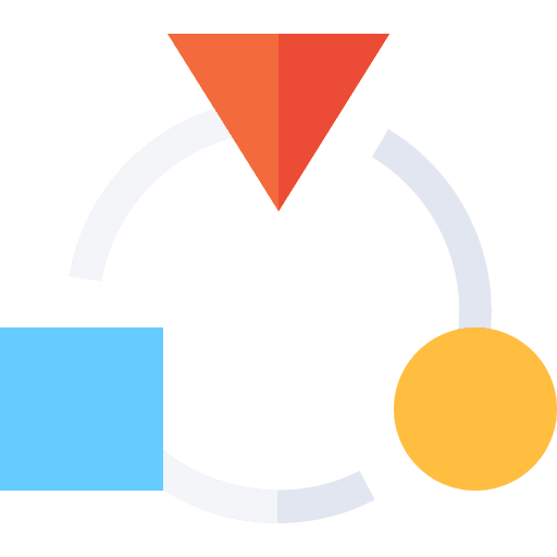 Adaptation square adaptation circle icon