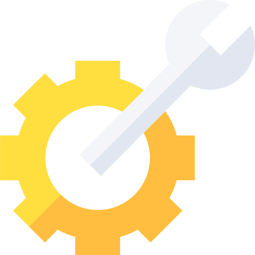 Maintenance cogwheel gear wrench icon Maintenance cogwheel gear wrench icon