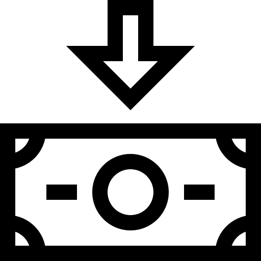Operational cost banknote investment operational cost icon