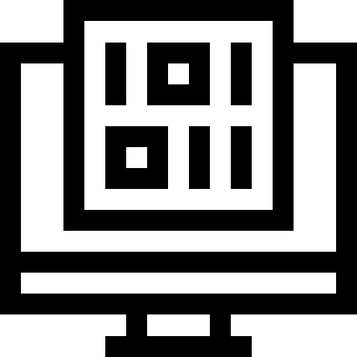 Binary code electronics web development computer icon Binary code electronics web development computer icon