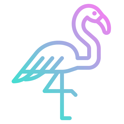 Flamingo flamingo bird wildlife icon