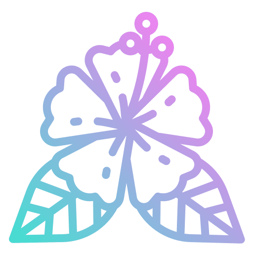 Flower flower mugunghwa plant icon