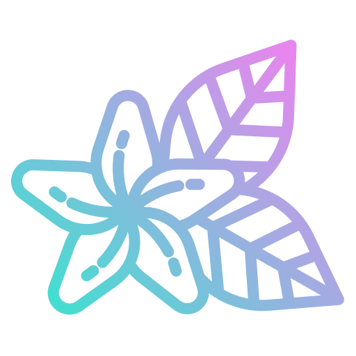 Flower nature hawaii tropical icon