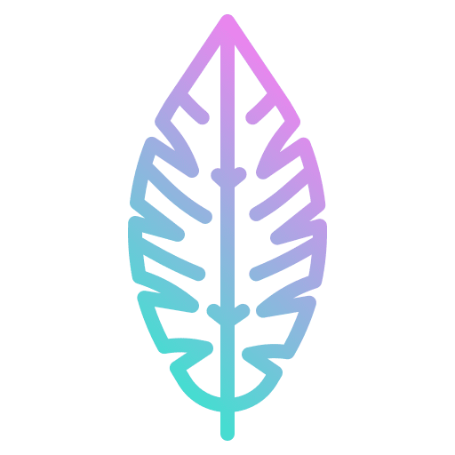 Leaf banana nature plant icon Leaf banana nature plant icon