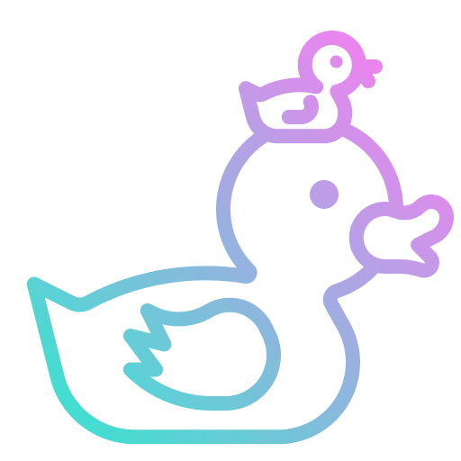 Duck duck wild life animals icon Duck duck wild life animals icon
