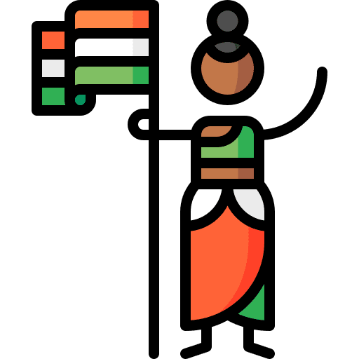 India oriental flag people icon