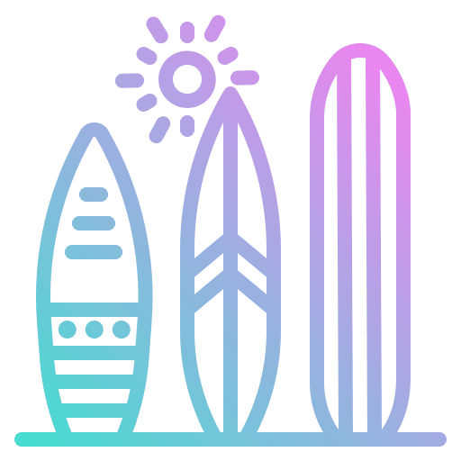 Surfboard equipment sea sports and competition icon Surfboard equipment sea sports and competition icon
