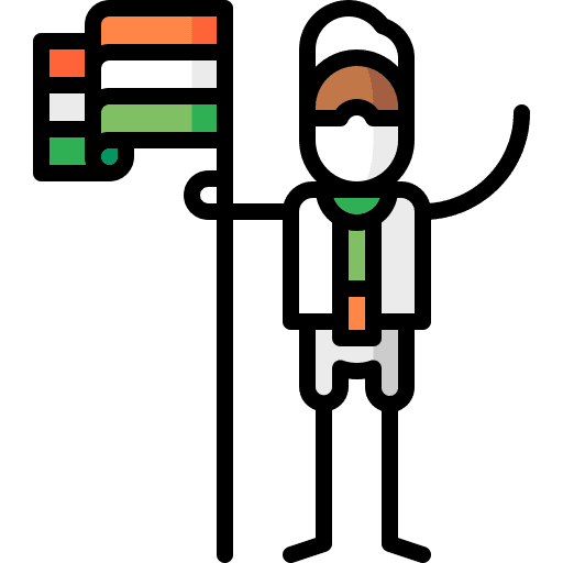India people independent country icon