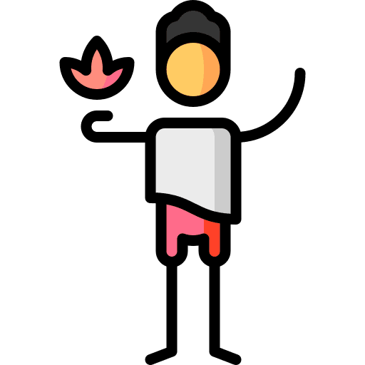 Lotus flower people wellness yoga icon Lotus flower people wellness yoga icon
