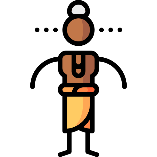 Meditation indian asian profile icon Meditation indian asian profile icon