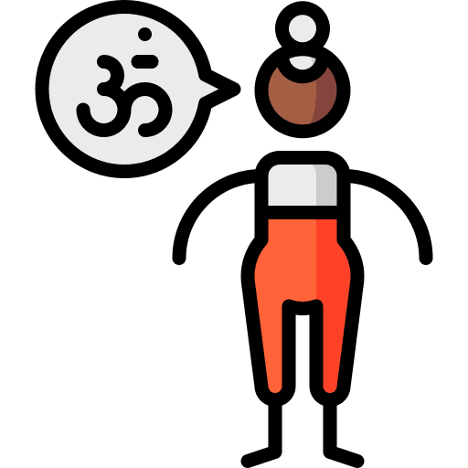 Om asian om meditate icon Om asian om meditate icon