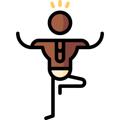 Strenght flexibility relaxing indian icon Strenght flexibility relaxing indian icon