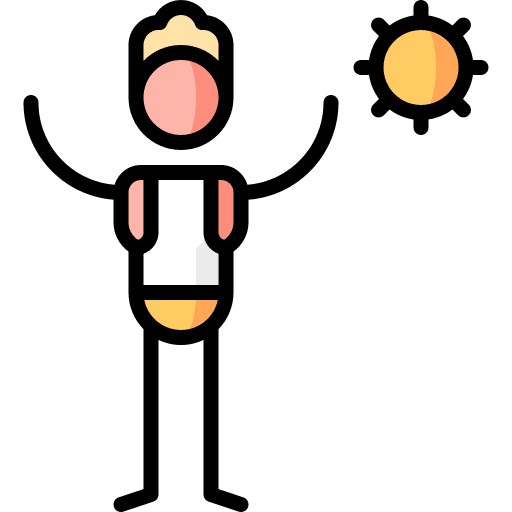 Sun yoga sun man icon Sun yoga sun man icon