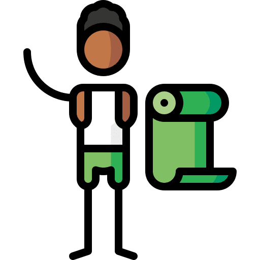 Yoga mat equipment fitness meditation icon Yoga mat equipment fitness meditation icon