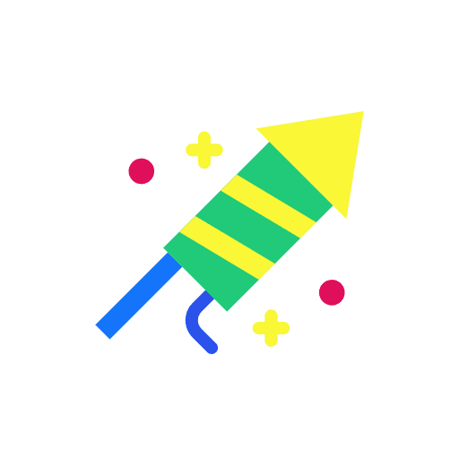 Fireworks celebration firecracker birthday and party icon Fireworks celebration firecracker birthday and party icon