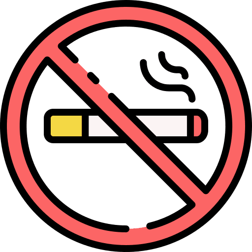 No smoking cigarette smoking unhealthy icon