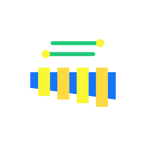 Xylophone kid kindergarten xylophone icon Xylophone kid kindergarten xylophone icon