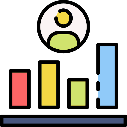 Bar chart business business and finance stats icon Bar chart business business and finance stats icon