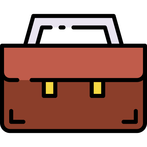 Suitcase work portfolio briefcase icon Suitcase work portfolio briefcase icon