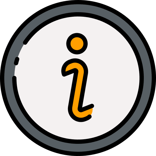 Info signaling customer service info icon