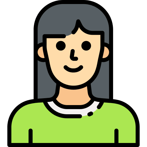 Woman person profile user icon