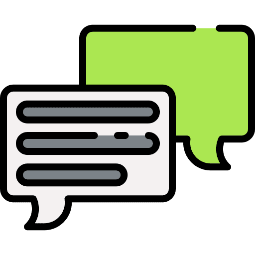 Chat conversation dialogue call out icon Chat conversation dialogue call out icon