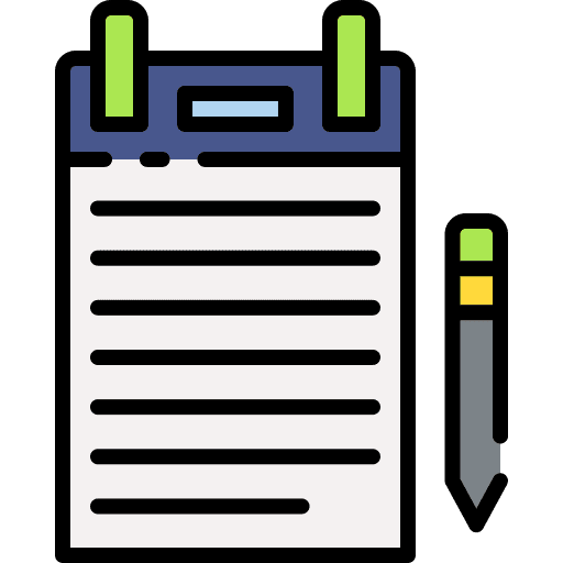 Note write study planning icon Note write study planning icon