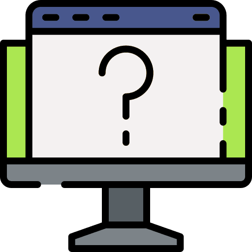 Online question communications quiz online test icon Online question communications quiz online test icon